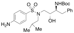 [(1S,2R)-1-Benzyl-2-hydroxy-3-[isobutyl-[(4-aminophenyl)sulfonyl]amino]propyl]carbamic Acid tert-Butyl Ester