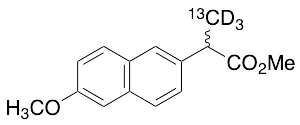 rac-Naproxen Methyl Ester-13C,d3