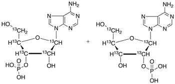 Adenosine Monophosphate (mixture of 2'(3')-phosphate isomers)-13C5 Sodium Salt