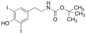 N-tert-Butoxycarbonyl 3,5-Diiodotyramine