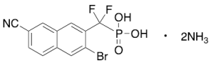 P-[(3-Bromo-7-cyano-2-naphthalenyl)difluoromethyl]phosphonic Acid Diammonium Salt