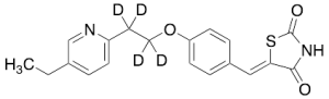 5-[[4-[2-(5-Ethyl-2-pyridinyl)ethoxy-d4]phenyl]methylene]-2,4-thiazolidinedione