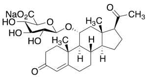 11Alpha-Hydroxy Progesterone Beta-D-Glucuronide Sodium Salt
