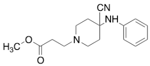 Methyl 3-(4-Cyano-4-(phenylamino)piperidin-1-yl)propanoate