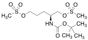 (S)-2-((tert-Butoxycarbonyl)amino)pentane-1,5-diyl Dimethanesulfonate
