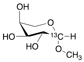 Methyl b-L-Arabinopyranoside-13C
