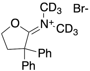 Dimethyl-d6-(tetrahydro-3,3-diphenyl-2-furylidene)ammonium Bromide