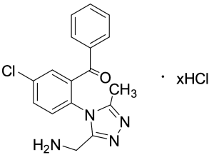 Alprazolam Aminomethyl Ketone Hydrochloride