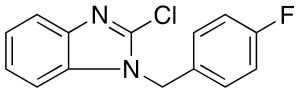 2-Chloro-1-(4-fluorobenzyl)benzimidazole