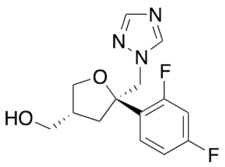 2,5-Anhydro-1,3,4-trideoxy-2-C-(2,4-difluorophenyl)-4-(hydroxymethyl)-1-(1H-1,2,4-triazol-1-yl)-D-threo-pentitol