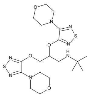 2-[4-(4-Morpholinyl)-1,2,5-thiadiazol-3-yl]-rac-Timolol Ether