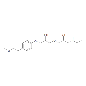 3-[2-Hydroxy-3-[4-(2-methoxyethyl)phenoxy]propoxy]-1-isopropylamino-2-propanol (Mixture of Diasteromers)(Metoprolol Impurity J)
