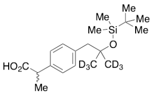 rac 2-(tert-Butyldimethylsilyloxy) Ibuprofen-d6