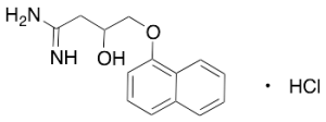 3-Hydroxy-4-(1-naphthalenyloxy)-butanimidamide Hydrochloride