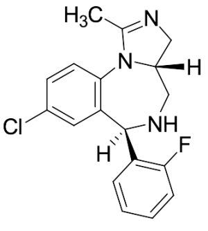 trans-rel-8-Chloro-6-(2-fluorophenyl)-3a,4,5,6-tetrahydro-1-methyl-3H-imidazo[1,5-a][1,4]benzodiazepine