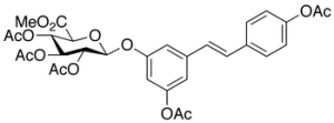 trans Resveratrol Penta-O-acetyl-3-Beta-D-glucuronide Methyl Ester