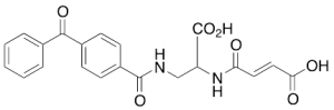 3-(Benzophenone-4-carboxamido)-2-hemimaleaimidopropanoic Acid