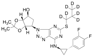 Deshydroxyethoxy-2,3-O-(dimethylmethylene) Ticagrelor-d7