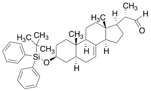 (3Beta,5Alpha,20S)-3-[[(1,1-Dimethylethyl)diphenylsilyl]oxy]pregn-7-ene-20-carboxaldehyde