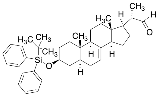 (3b,5a,20S)-3-[[(1,1-Dimethylethyl)diphenylsilyl]oxy]pregn-7-ene-20-carboxaldehyde