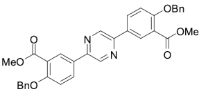 Dimethyl 5,5'-(Pyrazine-2,5-diyl)bis(2-(benzyloxy)benzoate)