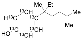 4-(3',6'-Dimethyl-3'-heptyl)phenol-13C6