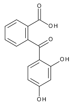 2',4'-Dihydroxy-2-benzoylbenzoic Acid
