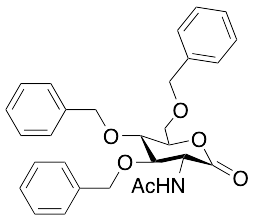 2-Acetamido-3,4,6-tri-O-benzyl-2-deoxy-D-glucono-1,5-lactone