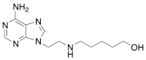 5-{[2-(6-Amino-9H-purin-9-yl)ethyl]amino}-1-pentanol