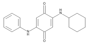2-(Cyclohexylamino)-5-(phenylamino)-2,5-cyclohexadiene-1,4-dione