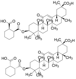 18β-Glycyrrhetinic Acid Hydrogen (1S)-cis-cyclohexane-1,2-dicarboxylate (Mixture of Diastereomers)