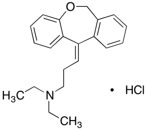 3-(Dibenzo[b,e]oxepin-11(6H)-ylidene)-N,N-diethylpropan-1-amine Hydrochloride (E/Z Mixture)