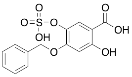 4-(Benzyloxy)-2-hydroxy-5-(sulfooxy)benzoic Acid