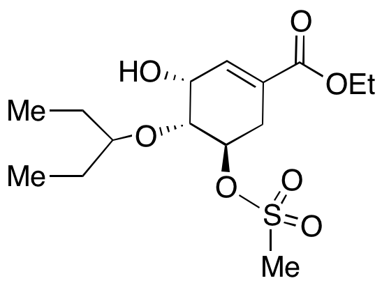 (3R,4R,5R)-4-(1-Ethylpropoxy)-3-hydroxy-5-[(methylsulfonyl)oxy]-1-cyclohexene-1-carboxylic Acid Ethy