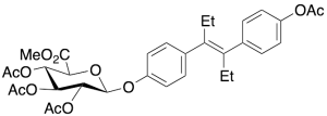 Acetyldiethylstilbestrol 2,3,4-Tri-O-acetyl-Beta-D-glucuronide Methyl Ester