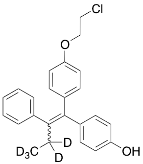 (3,3,4,4,4-d5)-(E/Z)-1-[4-(2-Chloroethoxy)phenyl]-1-[4-hydroxyphenyl]-2-phenyl-1-butene