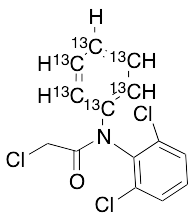 2-Chloro-N-(2,6-dichlorophenyl)-N-phenylacetamide-13C6