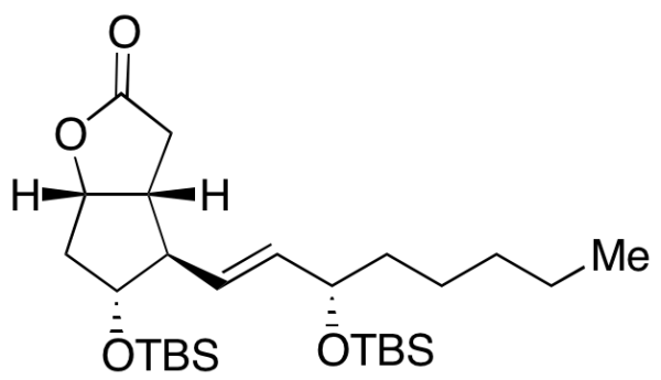 (3aR,4R,5R,6aS)-5-[[(1,1-Dimethylethyl)dimethylsilyl]oxy]-4-[(1E,3S)-3-[[(1,1-dimethylethyl)dimethylsilyl]oxy]-1-octen-1-yl]hexahydro-2H-cyclopenta[b]furan-2-one