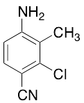 4-Amino-2-chloro-3-methylbenzonitrile (~90%)