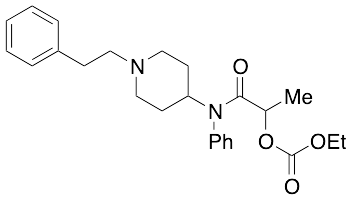 (1-Oxo-1-((1-phenethylpiperidin-4-yl)(phenyl)amino)propan-2-yl)carbonic Acid Ethyl Ester