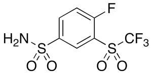 4-Fluoro-3-[(trifluoromethyl)sulfonyl]benzenesulfonamide