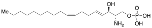 (4E, 8Z)-Sphingadienine-C18-1-phosphate