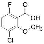 3-Chloro-6-fluoro-2-methoxybenzoic Acid