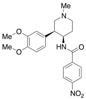 N-((3S,4R)-3-(3,4-Dimethoxyphenyl)-1-methylpiperidin-4-yl)-4-nitrobenzamide