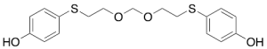 Bis[2-(4-hydroxyphenylthio)ethoxy]methane