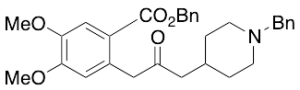 2-(3-(1-Benzylpiperidin-4-yl)-2-oxopropyl)-4,5-dimethoxybenzoic Acid Benzyl Ester