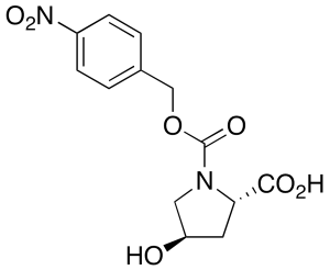 (2S,4R)-4-Hydroxy-1,2-pyrrolidinedicarboxylic Acid 1-(4-Nitrobenzyl) Ester