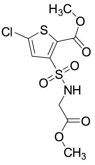 Methyl 5-Chloro-3-{[(2-methoxy-2-oxoethyl)amino]sulfonyl}thiophene-2-carboxylate