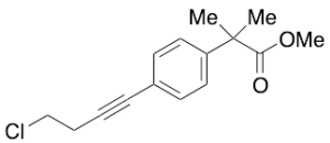 Methyl 2-(4-(4-Chlorobut-1-yn-1-yl)phenyl)-2-methylpropanoate
