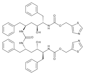 Bis(thiazol-5-yl-methyl)[carbonylbis[imino[(2S,3S,5S)-3-hydroxy-1,6-diphenylhexane-5,2-diyl]]]dicarbamate